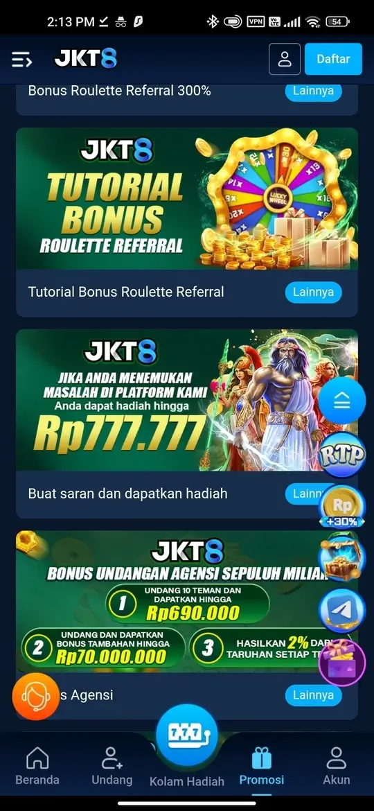 JKT8 APK Screenshot 3 - Live Casino